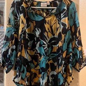 St. Johns Bay, Size PM, long sleeve blouse